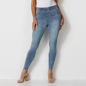 NWT Spanx Ankle Skinny Jeans, Light Vintage Wash Size XS petite